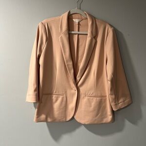 LC Lauren Conrad Light Pink 3/4 sleeve Blazer